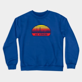 Al Udeid 80's Surf Style Crewneck Sweatshirt